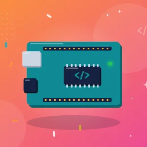 Illustration af et Arduino-board